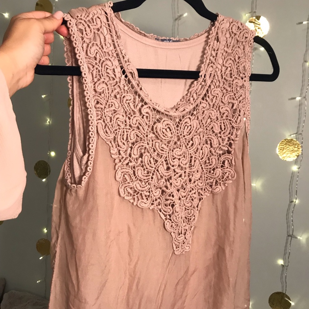 Pink blouse
